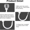 INCREWAY Curtain Drapery Holdbacks, 2Pcs Curtain Hooks with Clear Crystal Ball Decorative Wall Mounted Drapery Tiebacks Heavy Duty Window Treatment