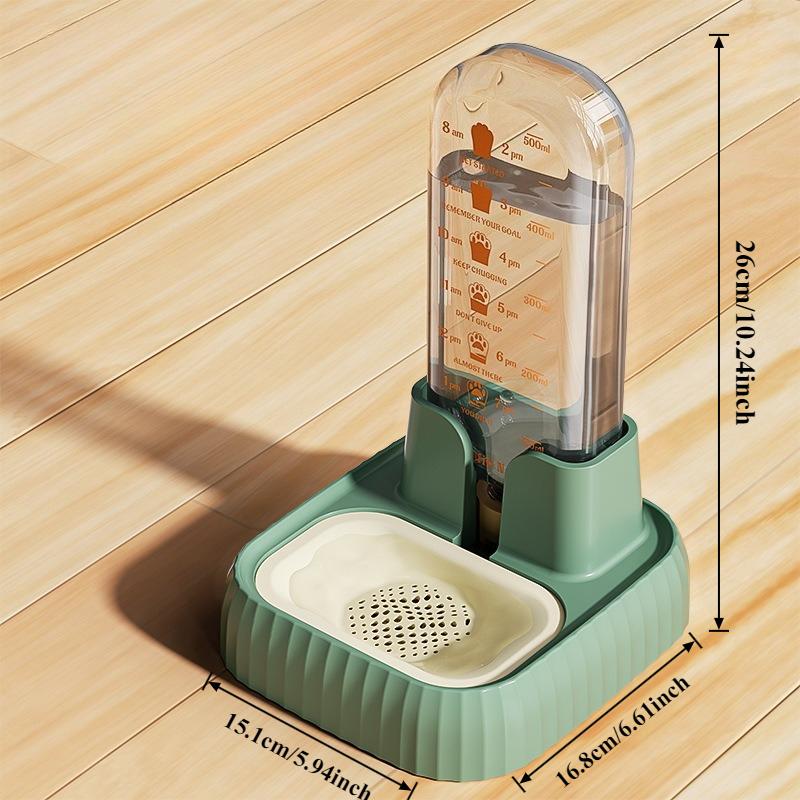 

Pet Water Dispenser for Cats,Dogs,Hamsters & Rabbits,Durable Plastic Design,Automatic Pet Water,Spillproof Design,No Electricity зелёный