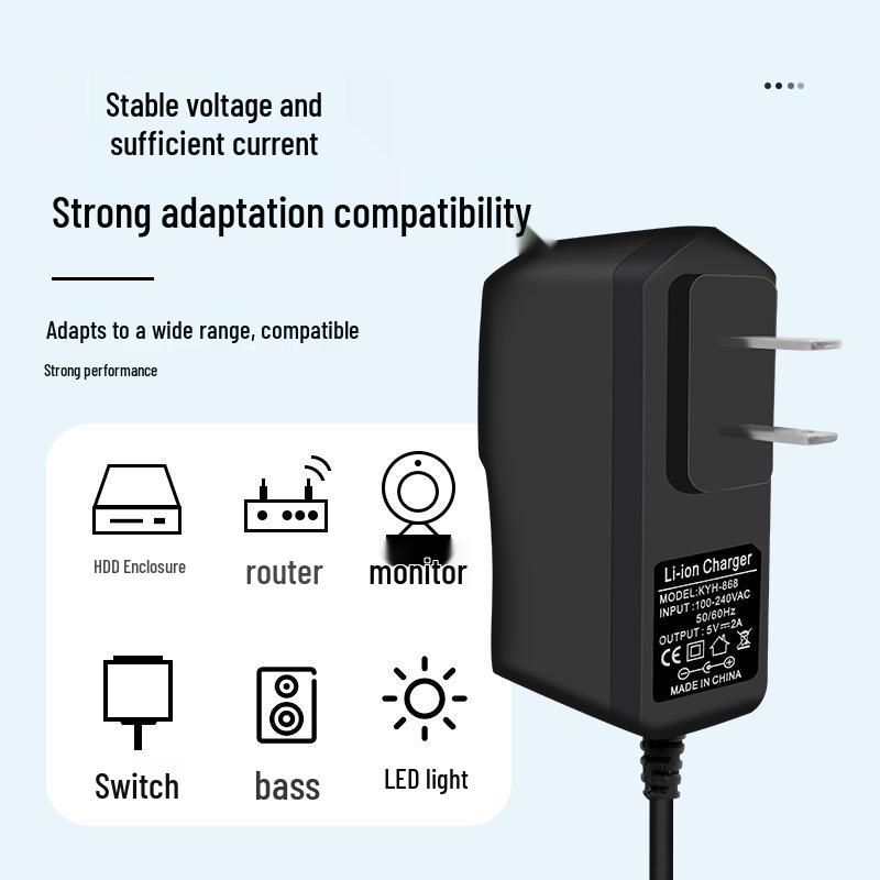 4.2V/8.4V/12.6V/16.8V 1A Lithium Battery Charger for 18650 Polymer Batteries