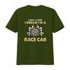 I Don t Snore Dream m A Racecar Funny Mens Shirt Black Large vintage Washed graphic Unisex Soft Comfortable streetwear fashion