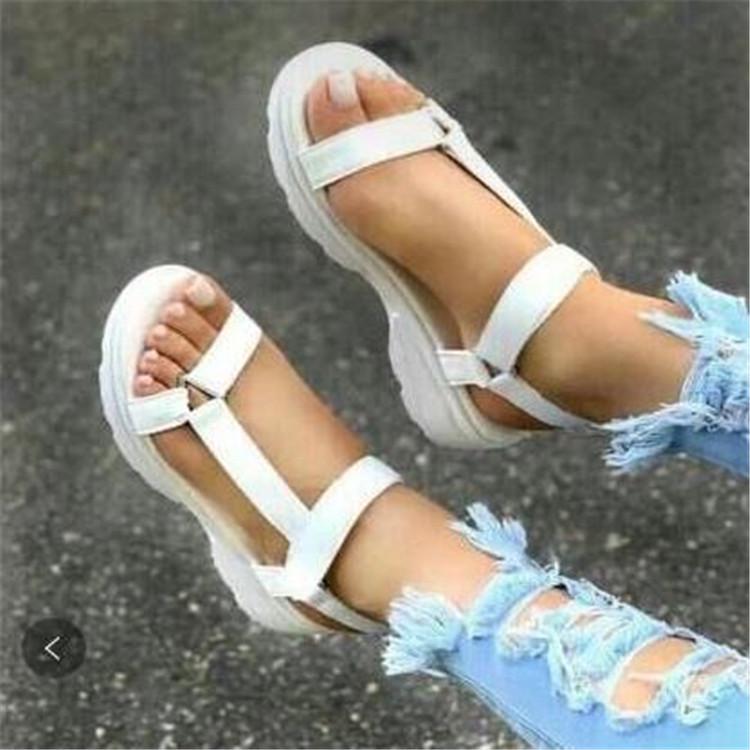 Dames Plus Size Kleurrijke Lichte Strandsandalen - Zachte Zool, Trendy Stijl (Maten 42-43)