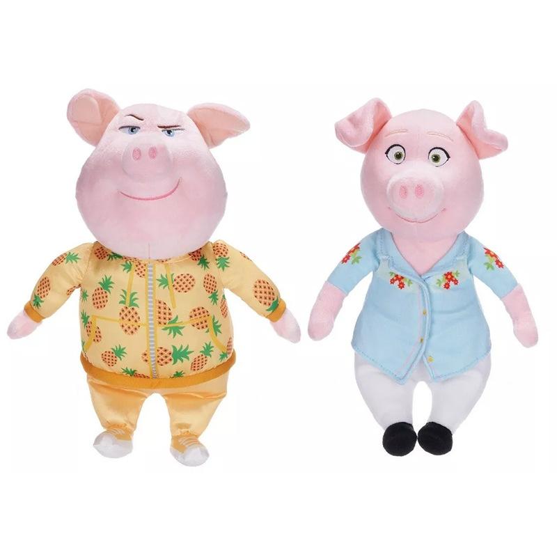 New Elephant Koala Pig Gorilla Hedgehog Plush Toys Sing 2 Anime Plush Collectibles Realistic Room Decoration Gifts For Children