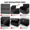 Car Trunk Storage Box Large Capacity Multiuse Tool Tidying For Citroen Grand Berlingo Jumper Celysee Xsara Picasso Aircross aik256