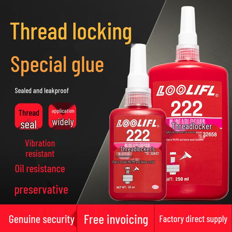 222 Screw Glue Anaerobic Threadlocker Adhesive for Small Screws Anti-Loosening