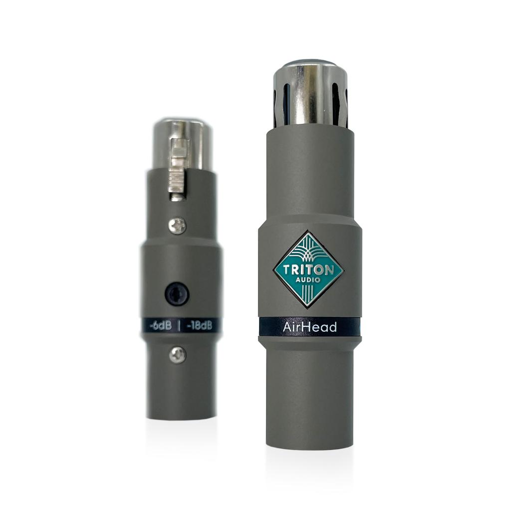 Microphone Volume by Triton Audio AirHead Microphone Attenuator XLR Inline Pad Microphone Attenuator for Condenser and Dynamic Microphones [Reduce
