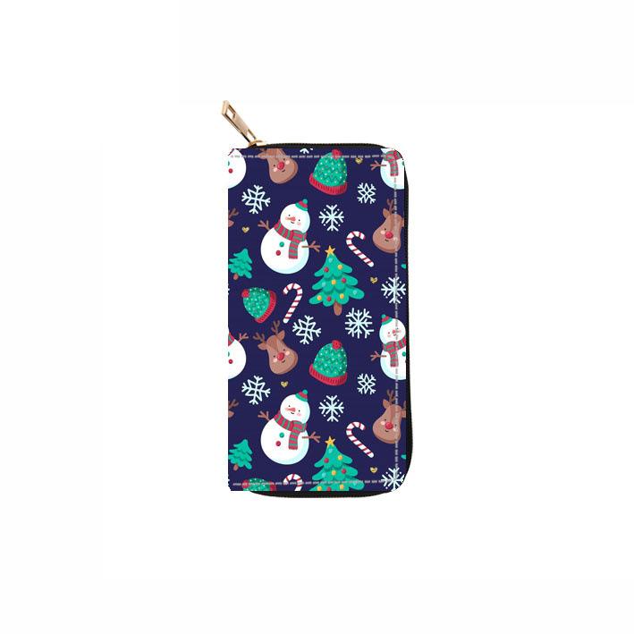 Christmas Long Zipper Wallet Wallet Wallet