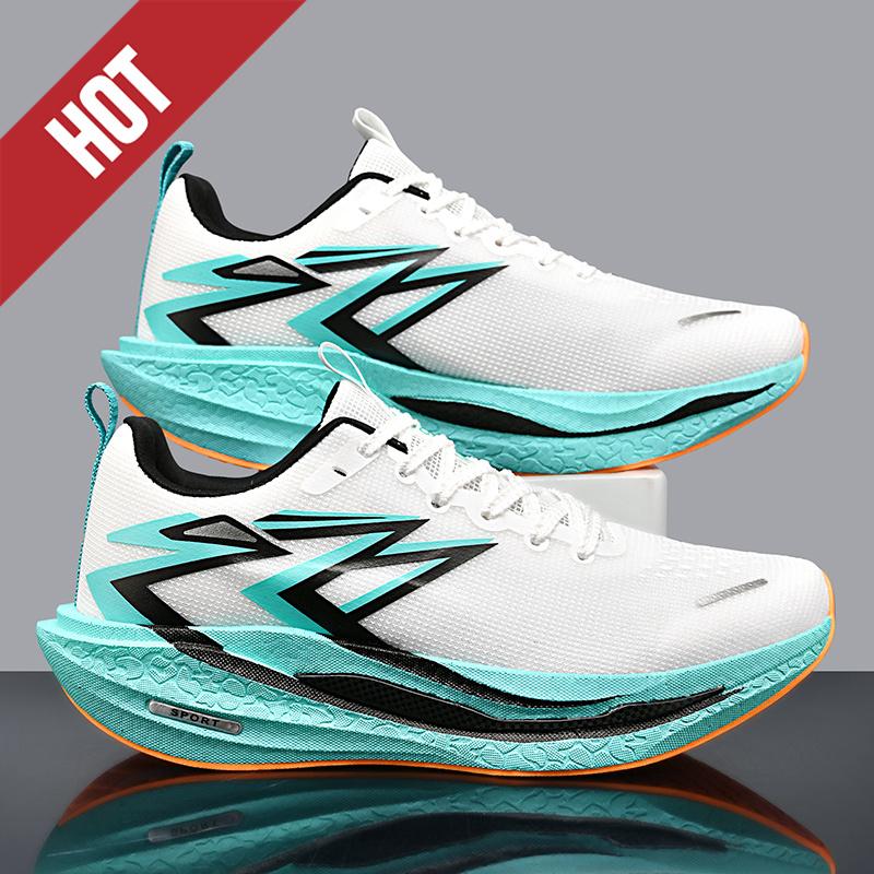 New Men Sports Running Shoes Off Marathon Breathable Light Comfortable Women Athletic Sneakers Jogging Tenis Air Cushion