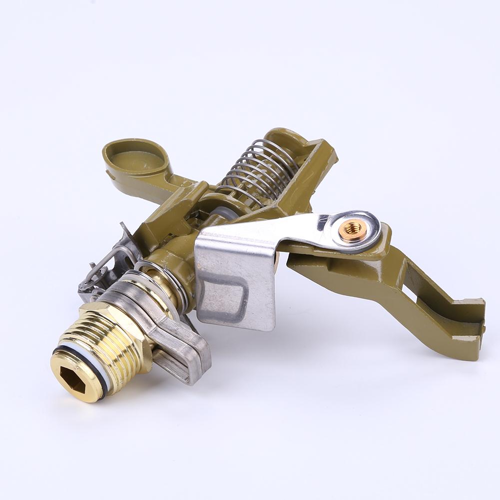 

Garden Rotating Rocker Impact Sprinkler 1/2 inch Male Thread Brass Lawn Watering Adjustable Nozzle Irrigation
