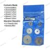 8pc High-Speed Steel Saw Blade Set for Wood, PVC, Plastic Cutting