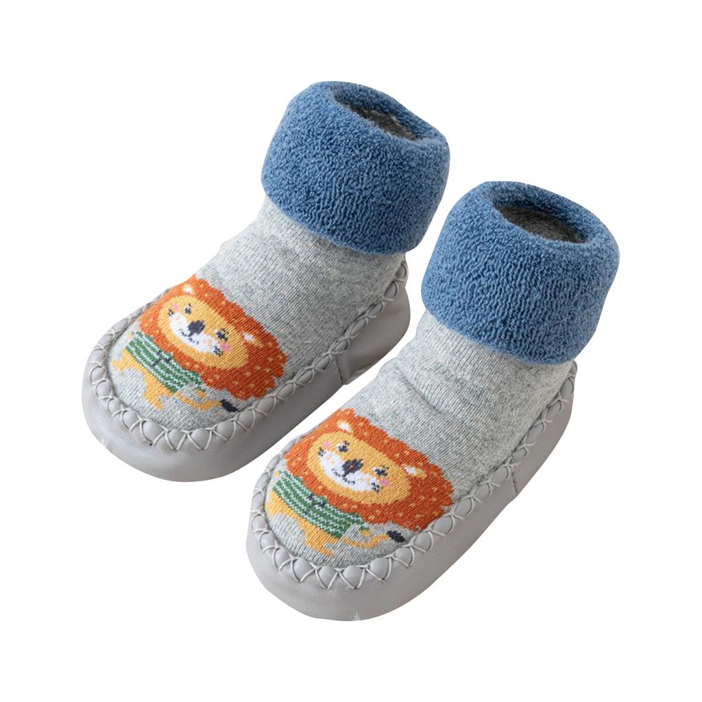 Newborn Baby Socks Shoes And Socks Non-slip Baby Class A Thickened Medium Cotton Socks 0-3 Years Old Toddler Floor Socks