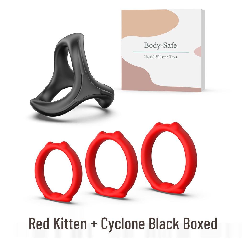 Men's Silicone Chastity Ring: Anti-Ejaculation Delay, Adult Sex Toy, Foreskin Penis Cock Ring