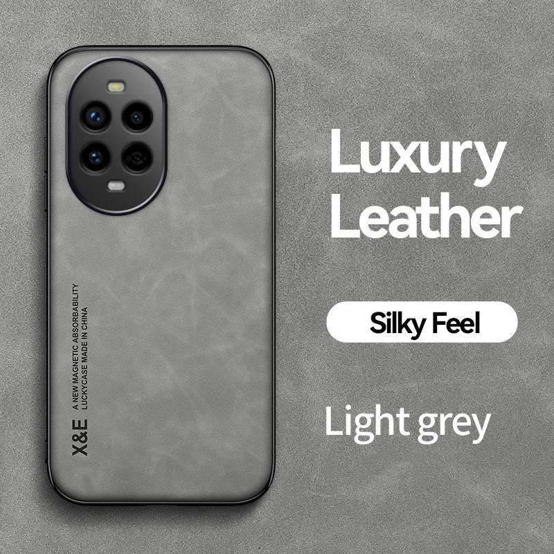 

KEYSION Luxury Retro PU Leather Case for Huawei nova 13 Pro Soft Silicone+PC Shockproof Phone Back Cover for Huawei nova 13 Pro for Huawei nova 13 Pro