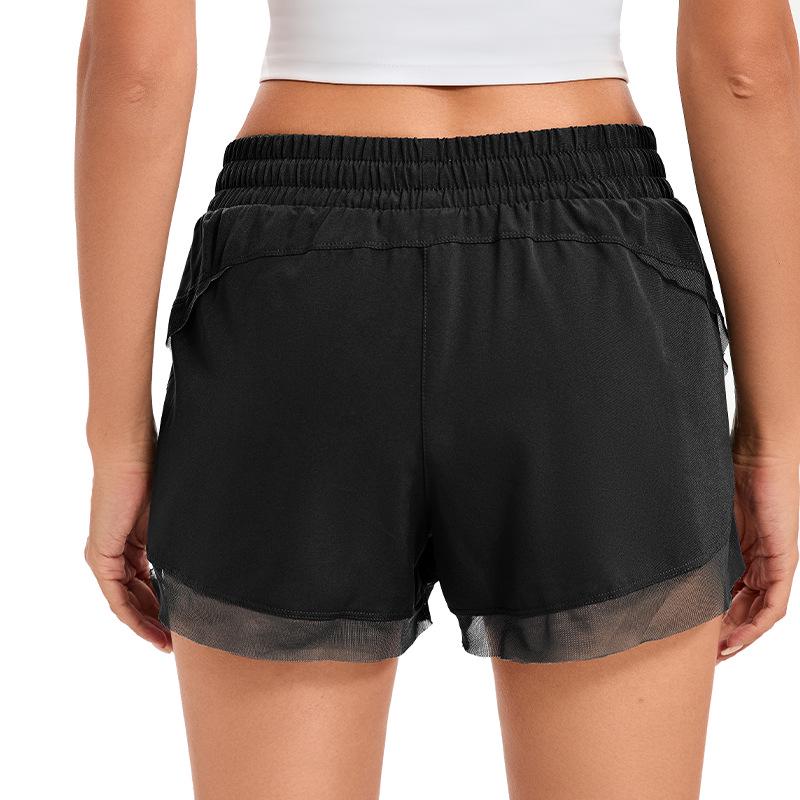 Women's Summer Three-Quarter Yoga & Running Shorts – Loose, Anti-Exposure, Slim-Fit, Hip-Lifting Elastic Fitness Pants