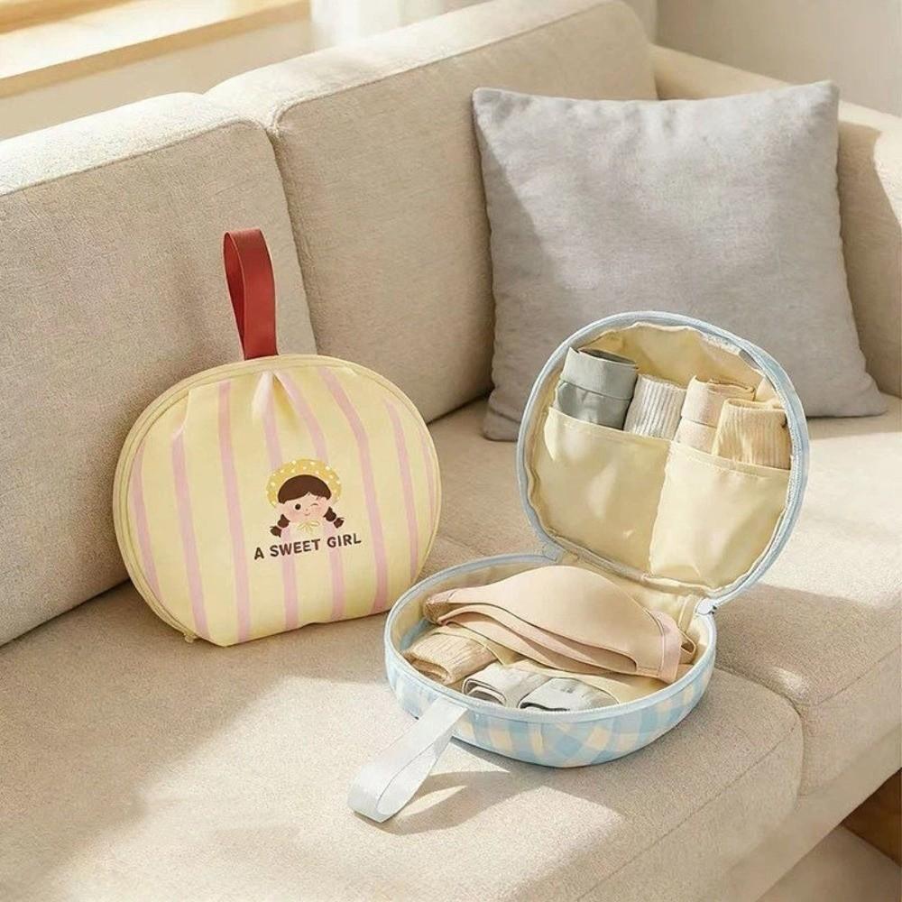 Breathable Underwear Storage Bag Folding Lingerie Pouch Portable Intimate Clothes Bag Packing Cube