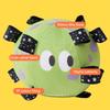 Bite-Resistant Plush Soccer Interactive Dog Toy Ball Washable Built-in Bell Outdoor Training Dog Chew Toy Brinquedos Para Cães