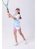 Girls' Quick-Dry Outdoor Fitness Set - Short Sleeve & Pants for Yoga, Badminton, Cycling, and Sports Competition.