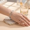 Trendiges 5-teiliges Schmetterling Tier Anhänger Armband aus Edelstahl für Damen Schlangenketten Armband Schmuck Geschenk