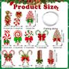 Eye-catching Festive Ornaments Decoration Festive Decor Candy Decorations Perforated Hanging Sturdy Polypropylene