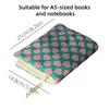 Lightweight Fabric Book Cover Floral Design Fabric Book Sleeve Notebook Protector  for Book Lovers