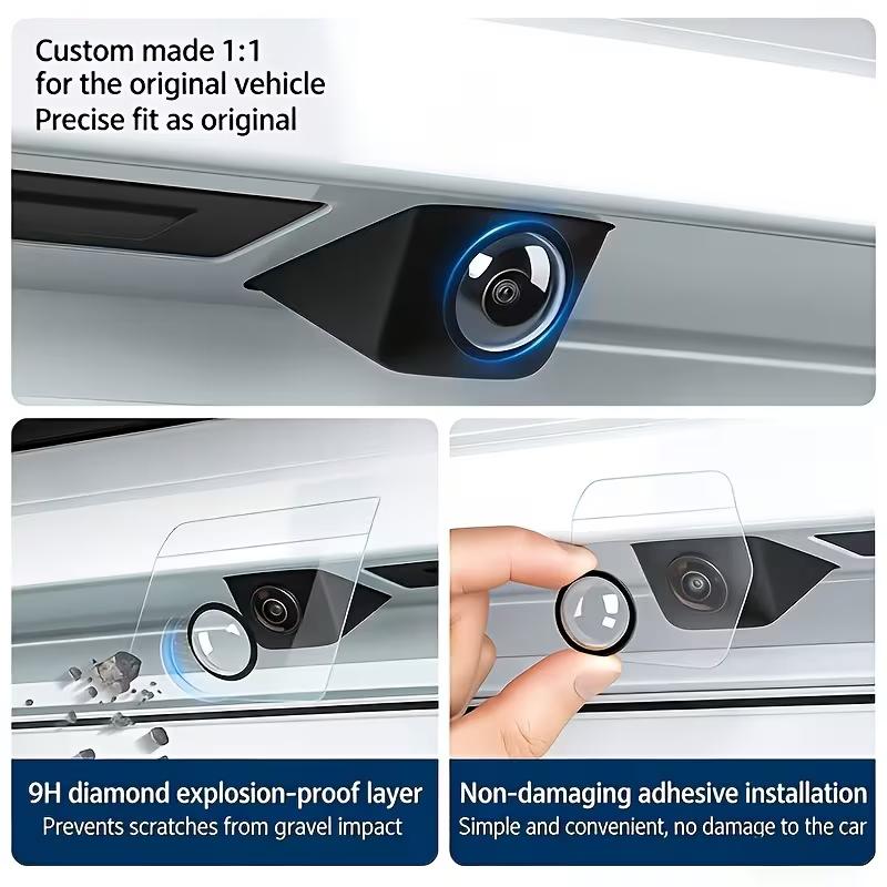 Car camera protective cover,360° imaging lens protector, high-definition high-transparency, universal car modification accessory