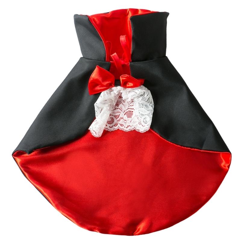 

Cute Halloween Vampires Cloak for Pet Portable Pet Halloween Cape Accessory for Cats and Dogs of All Breeds and Size 1
