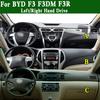 For BYD F3 DM F3R Car-Styling Dashmat Dashboard Cover Trument Panel Sunscreen Protective Pad Dash Ornaments Leather Suede