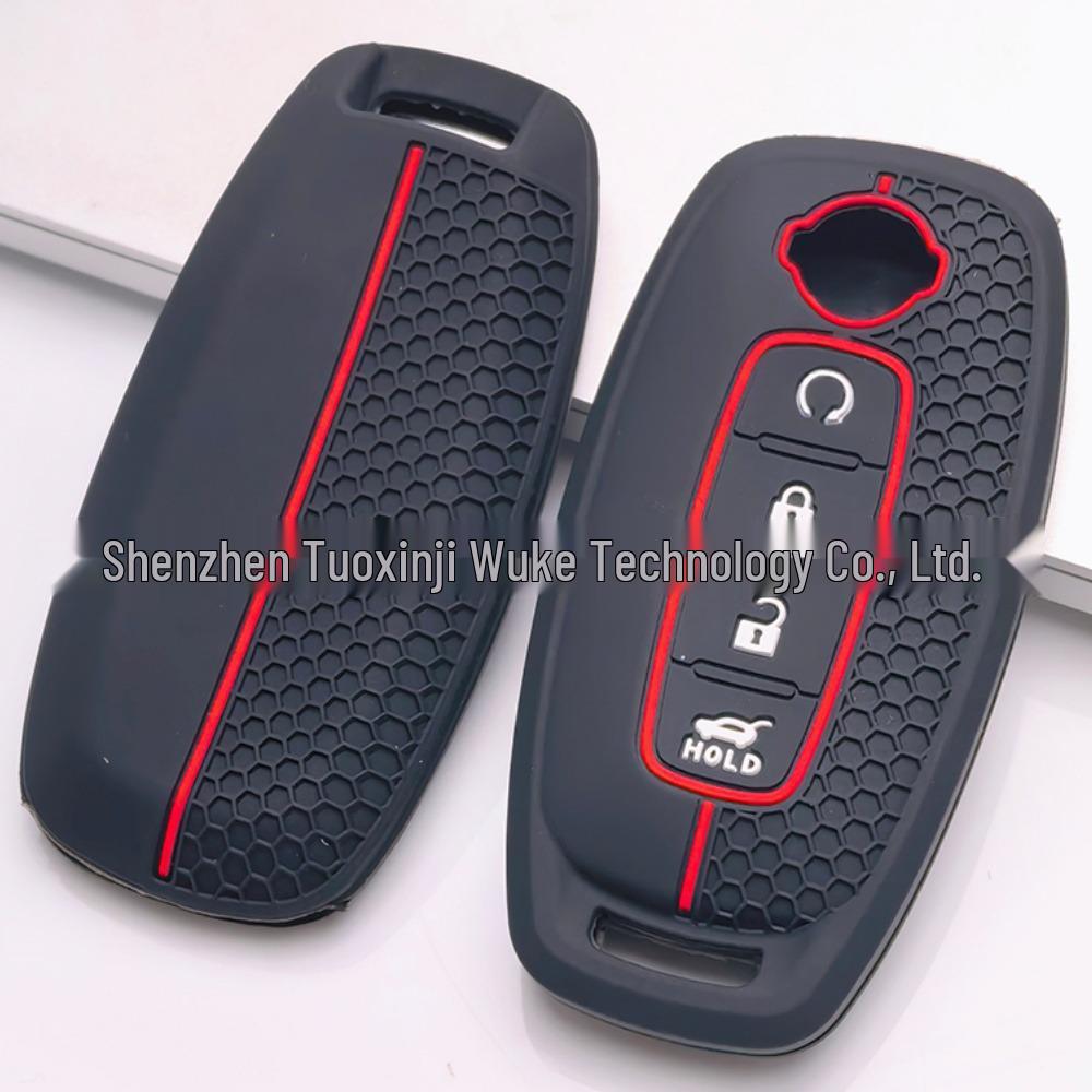 Nissan Altima Qashqai Ariya 5-Button Remote Silicone Key Cover with Honeycomb Pattern