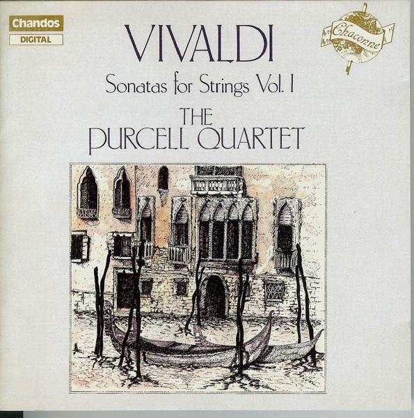 CD VIVALDI THE PURCELL QUARTET  Sonatas For Strings Vol. 1 CHAN0502 Chandos Chacon 1990 Europe Classical Used