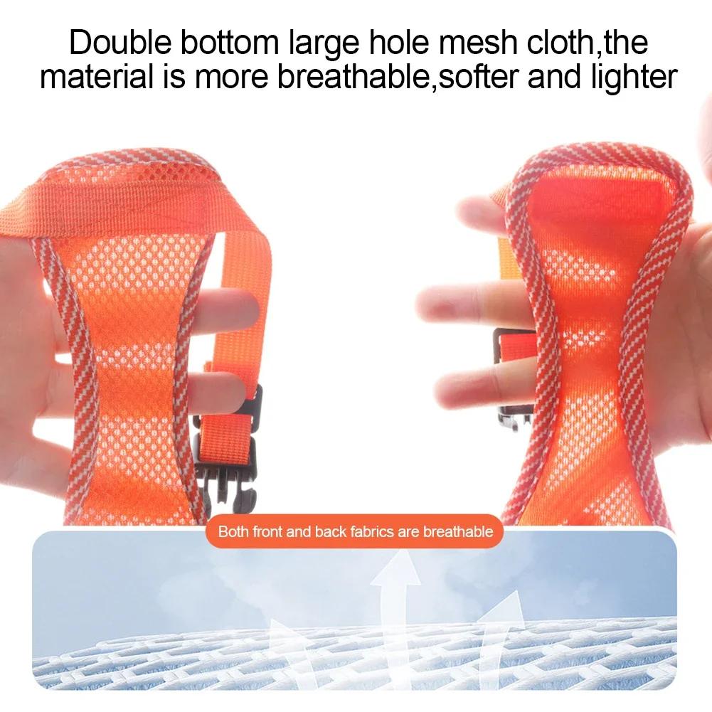 Adjustable Vest Chest Dog Collars Dog Harness Clothes Rope Small Dogs Reflective Breathable Outdoor Walking Pet Dog Accessories