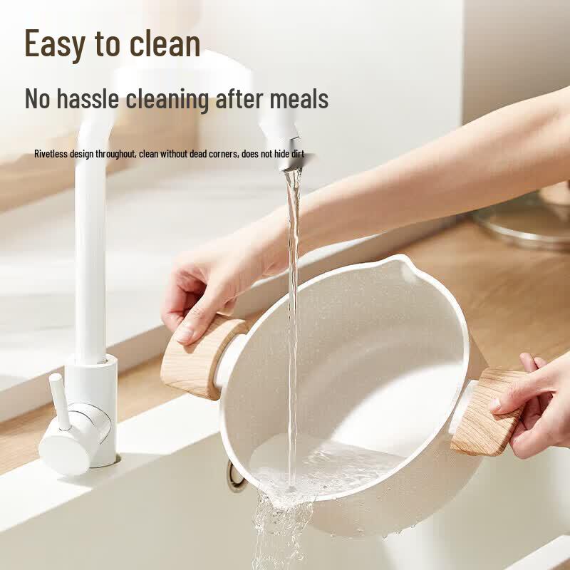 Supor 20cm Maifan Stone Non-Stick Double-Handle Pot