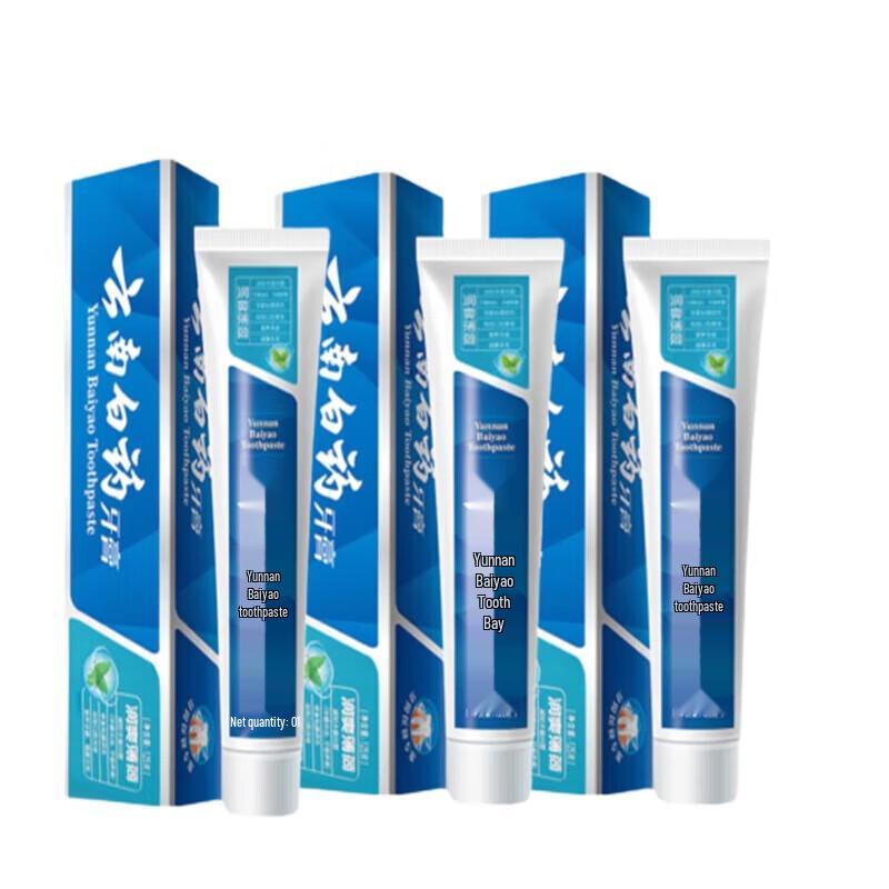 

Yunnan Baiyao Refreshing Mint Toothpaste 3-Pack