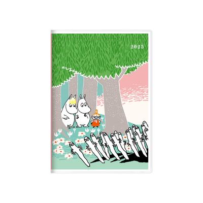Sunstar Stationery Mumin 2025 Kalender Månadsvis B6 Nakama A S2958171