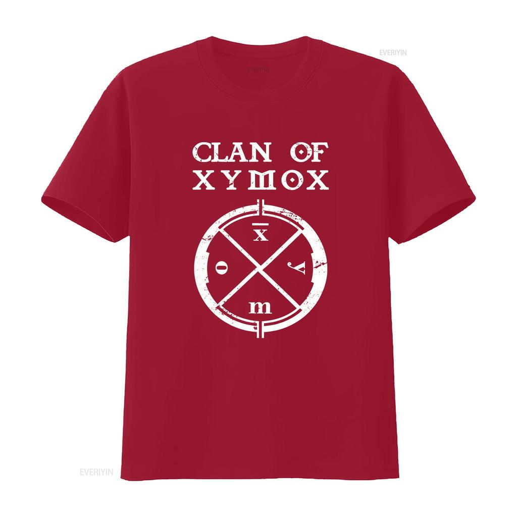 Clan Of Xymox Post Punk Band Maglietta Logo Base Taglia Completa S 5XL SS420 vintage Leggermente grafica Alla moda Morbida streetwear