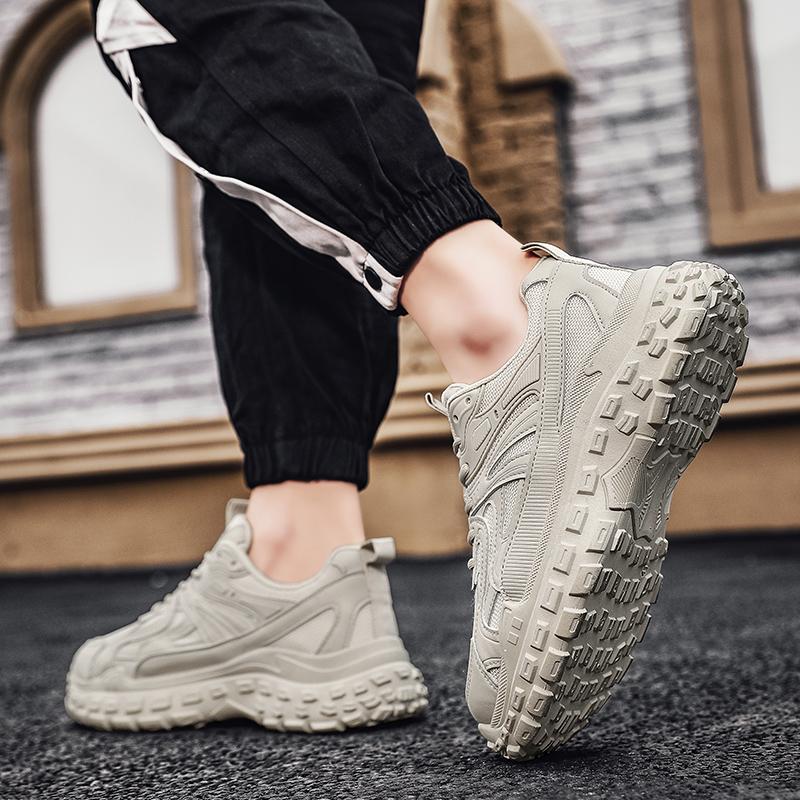 Men's Sneakers Luxury Platform Casual Sports Tennis For Men Trend 2024 Comfortable Canvas Hiking Outdoor Fashion Trekking Shoes