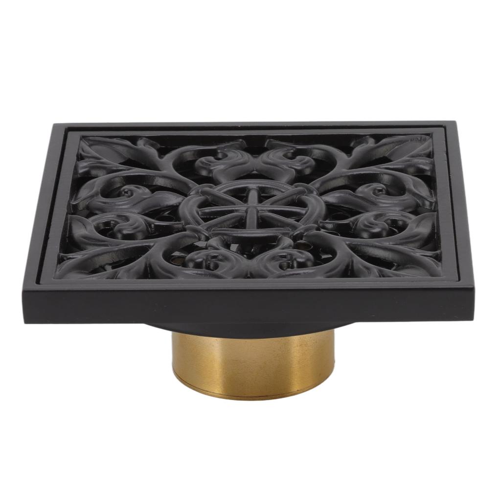 Floor Drain Bathroom Odor Proof Square Floor Drain Stainless Steel Copper Shower Drain