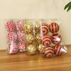 6szt 6cm bombki choinkowe ozdoby choinkowe wiszące zawieszki Navidad Noel noworoczny świąteczny wystrój imprezy do domu