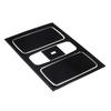 Glossy Piano Black Reading light Switch sticker For Toyota Tacoma 2011-2015