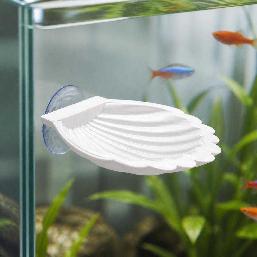 New Shell Shaped Betta Hammock Suction Cup Smooth Pad Aquarium Rest Bed Fish Hideout Aquarium Decor