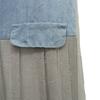 TELA Linen Blend Switching Cami One Piece XS Blue Switching Women Used