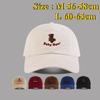 XXL Oversized Baseball Caps Big Size Bear Letters Embroidery Wide Brim Cotton Adjustable Vintage Hat for for Big Head Men Women