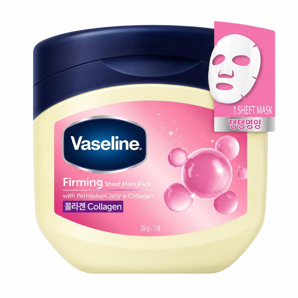 VASELINE Firming Sheet Mask Glass Skin Collagen Hydration 23ml 1pc