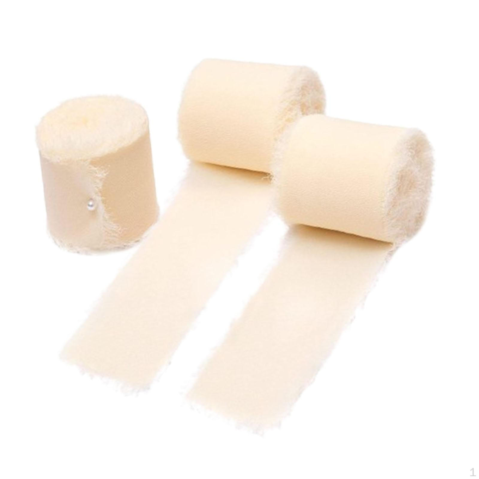 Набор шифоновых лент для праздничного украшения дома жёлтый