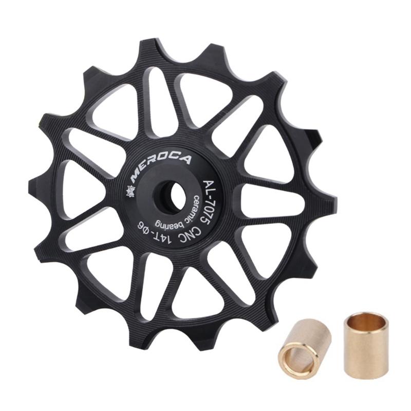 

12T 14T Bike Rear Derailleur Component Ceramic Derailleur Pulley Wheel Ceramic Bearing Bike Rear Derailleur Pulley Wheel 1