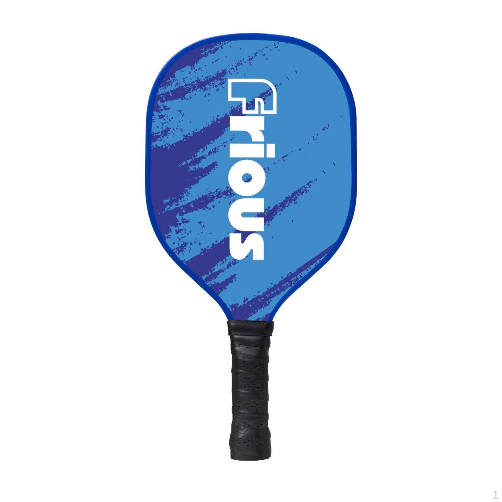 Paddleball Racket Set Wooden Pickleball Lightweight Beach Paddle for Beginners, Families, синий
