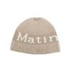 Matin Kim Letter Knit Beanie Hat Unisex Streetwear Winter Cap Men Women Trendy Korean Fashion Cold Weather Accessory