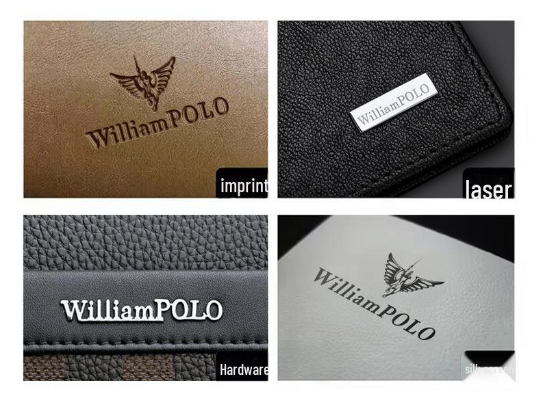 King Paul Herren-Geldbörse und Kartenetui aus echtem Leder mit mehreren Kartenfächern