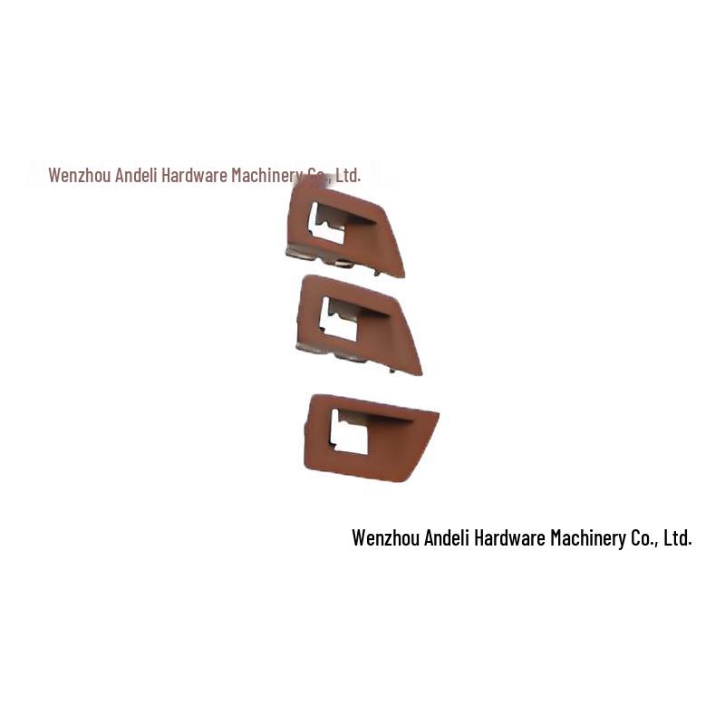 BMW 5 Series Interior Armrest 7-Piece Set RHD (Red Brown)