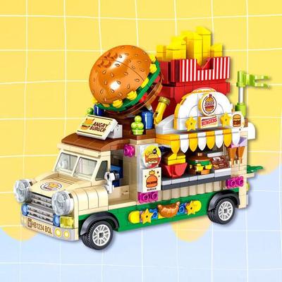 Kunstbox/Metalltour Gehirnentwicklung Herstellung von Miniblöcken - Hamburger Truck Food Truck