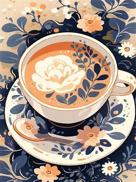 

Набор для алмазной живописи Торт Еда Полный квадрат Круглый Вышивка Кофе Пейзаж Мозаика Домашний декор Full Round 20x30CM