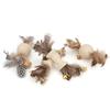 3pcs Random Cat Teaser toy Wood Feather Cat Toy Pet Supplies
